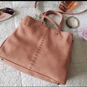 ZARA Midi shopper with detailed Top bag